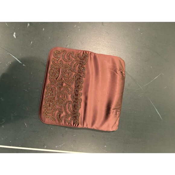 Made by soure clutch vintage brown sequin - Picture 3 of 8